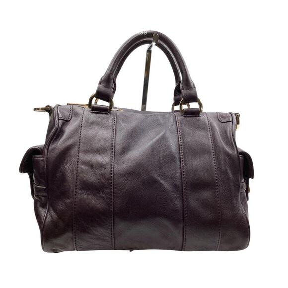 Zac Posen Handbags - Vintage Zac Posen Burgundy Leather Satchel Oxblood Aubergine Purse